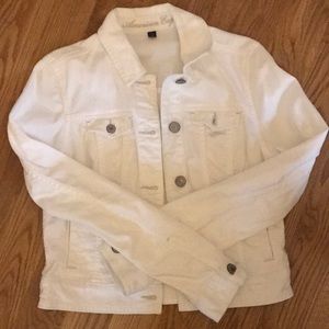 White Jean jacket